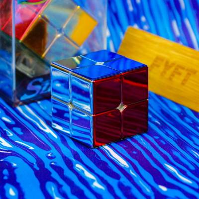 Metallic Magnetic 2x2 (Cyclone Boys) speedcube kocka