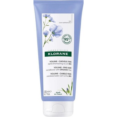 Klorane Kondicionér pre jemné vlasy s organickým ľanom Volume Conditioner 200 ml