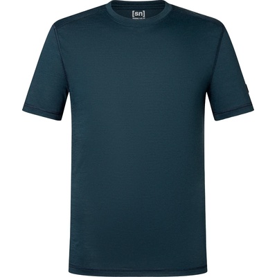 super. natural Мъжки долна фланелка с къс ръкав super. natural Sierra 140 Tee T-shirt - Blueberry (014-2124-0211)