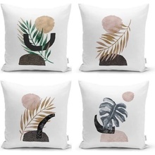 Minimalist Cushion Covers barevná/bílá 45 x 45 cm