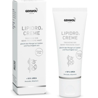 Gehwol Med Lipidro Cream krém na nohy pro suchou a citlivou pokožku 125 ml