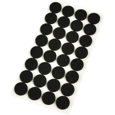 GEKO Samolepící plstěné podložky pod nábytek, kulaté 17mm, 32ks G29813
