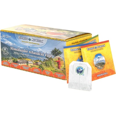 Everest Ayurveda HIMALÁJSKÉ RELAXAČNÍ ČAJE 30 x 2 g