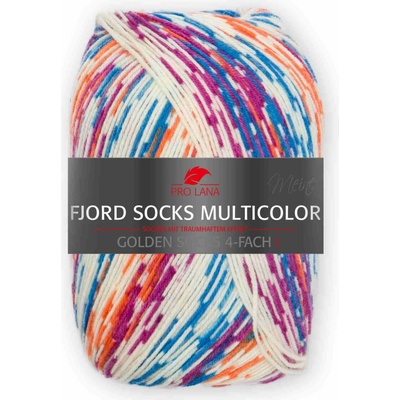 Pro Lana Fjord Multicolor Polární karneval 100 g | 75 % vlna | 420 m