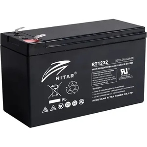 Ritar Оловна Батерия RITAR (RT1232), 12V, 3.2 Ah, AGM, 134/ 67/ 60 mm (RITAR-RT1232) - xtreme