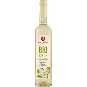 Hollinger Sirup z kvetu bazy čiernej Bio 0,5 l