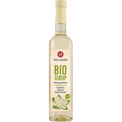 Hollinger Sirup z kvetu bazy čiernej Bio 0,5 l