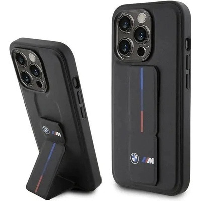 BMW Кейс BMW Grip Hot Stamp за iPhone 15 Pro, черен (BMW000752-0)