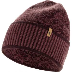 Fjällräven Зимна шапка (beanie) Fjällräven Snow Beanie - Port - размер One Size (904-5462-0411)