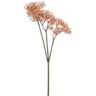 Oranžová dekorační květina - 10*30 cm - J-Line by Jolipa