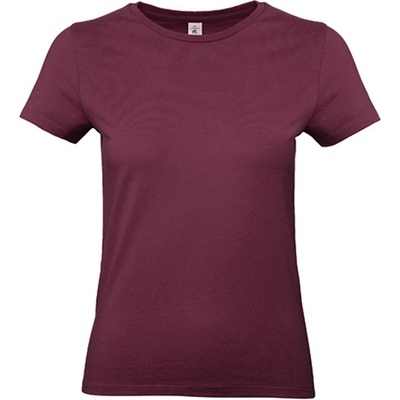 B&C Dámské triko TW04T Burgundy