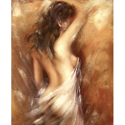 Norimpex - Puzzle Diamant painting: Female silhouette 30x40 cm - 1 - 39 piese