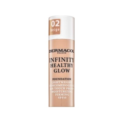 Dermacol Infinity Healthy Glow Foundation фон дьо тен за озаряване на лицето 02 Beige 20 g