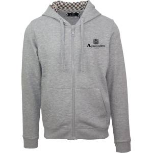 Aquascutum Блуза Aquascutum Men's Zip Hooded Sweatshirt - Grey