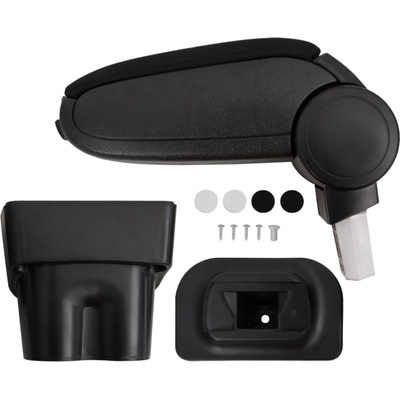 vidaXL Подлакътник за кола черен 17x32x(35, 5-52) см ABS (154671)