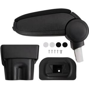 vidaXL Подлакътник за кола черен 17x32x(35, 5-52) см ABS (154671)