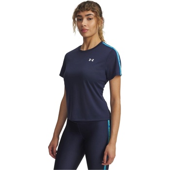 Under Armour Тениска Under Armour Women's Tech Tape Short-Sleeve T-Shirt - Washed Navy