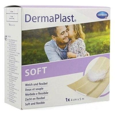 Hartmann DermaPlast SOFT náplast s polštářkem 4 cm x 5 m