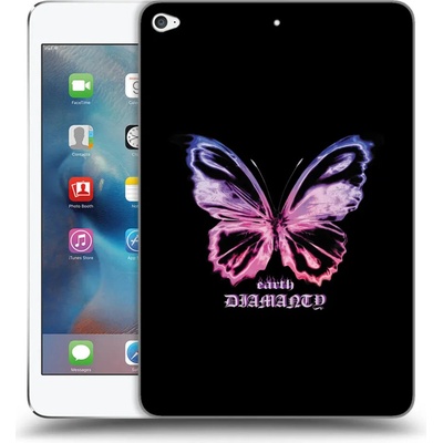 Picasee silikónový obal Apple iPad mini 4 Diamanty Purple prehľadný