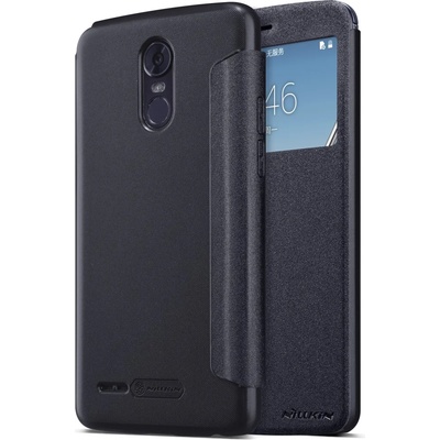 LG Stylus 3 Nillkin Window Кожен калъф и Протектор