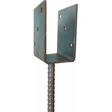 Hašpl Kotevní patka do betonu 80x60x4mm, typ U