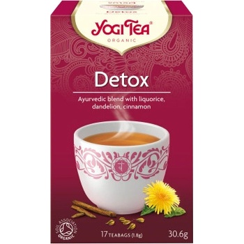 Yogi Tea Čaj Yogi Tea BIO Detox Pročištění 17 x 1.8 g