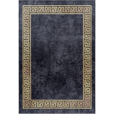 Ayyildiz Антрацитен килим подходящ за пране 160x230 cm Fiesta - Ayyildiz Carpets (FIESTA1602304305BLACK)