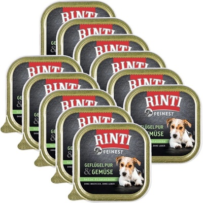 RINTI Ваничка RINTI FEINEST птиче месо и зеленчуци 11 x 150 г