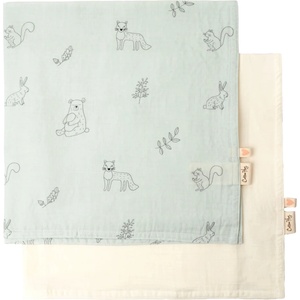 Cotton Hug Комплект бебешки пелени Cotton Hug - Горски животни, 70 x 70 cm, 2 броя (CH085) - ozone