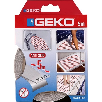 Image 1 of GEKO Противоплъзгаща лента за баня geko, 5м/25м, Прозрачна (891)