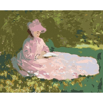 Zuty Malování Podle Čísel Jaro Claude Monet 80 x 100 cm Plátno Rám