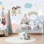 Art Gift Decor Фототапет за детска стая - Куче в самолет