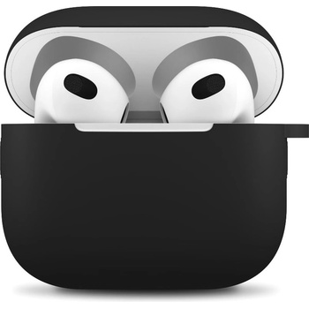 NEXT Черен силиконов кейс за AirPods 3 от NEXT ONE (K-AP3-SIL-BLK)