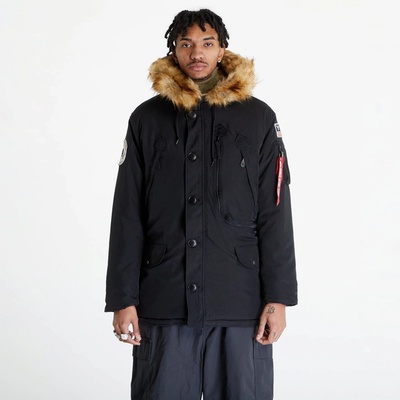 Alpha Industries Polar jacket pánska zimná bunda black čierna