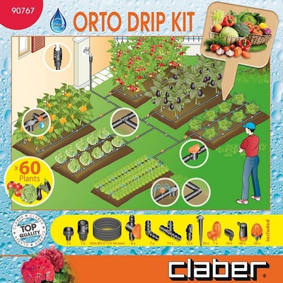 ORTO DRIP KIT pre 60 rastlín