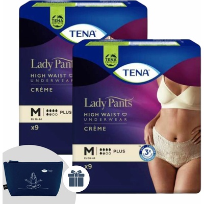TENA Lady Pants Plus Creme M 9 ks