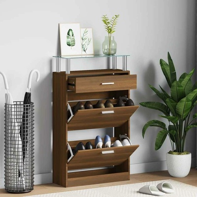 VidaXL 63 x 24 x 104 cm 241244 hnědý dub