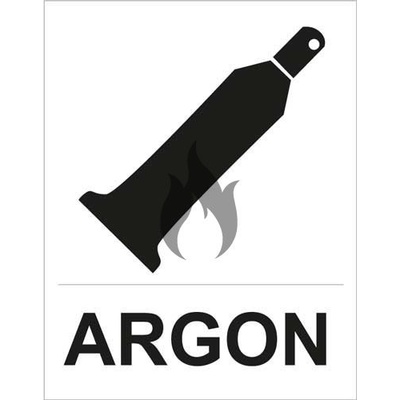 Samolepka Argon 150 x 210 mm Varianta: Samolepící fólie