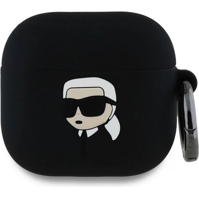 Karl Lagerfeld 3D Logo NFT Karl Head Silikonové Pouzdro pro AirPods 4 KLA4RUNIKK – Zboží Živě