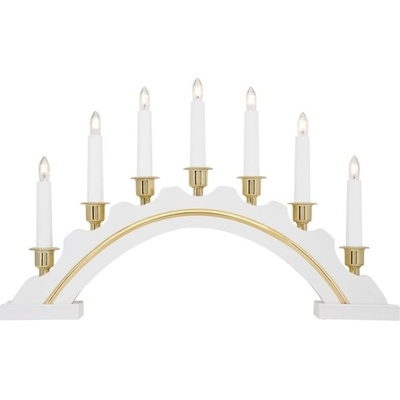 Markslöjd 700446 LED Vianočný svietnik CELINE 7xE10 3W 230V biely ML0086