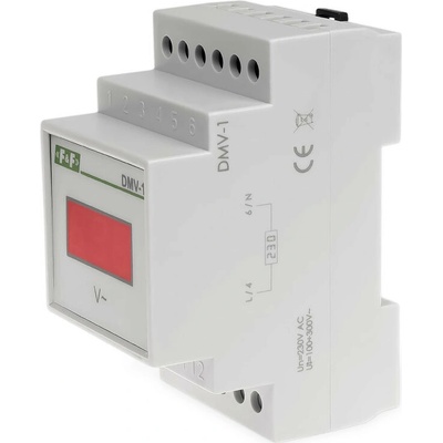 DMV-1 - 1-fázový digitálny voltmeter, 100-300V, presnosť 1%