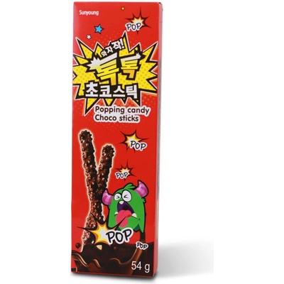 SUNYOUNG Tyčinky čokoládové s popping 54 g
