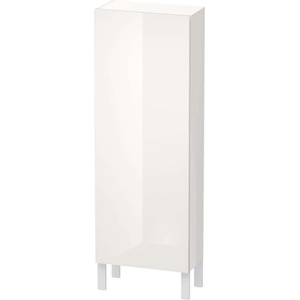 Duravit L-Cube - Шкаф с височина 132x50x24 см, ляв, лъскаво бял LC1169L2222 (LC1169L2222)