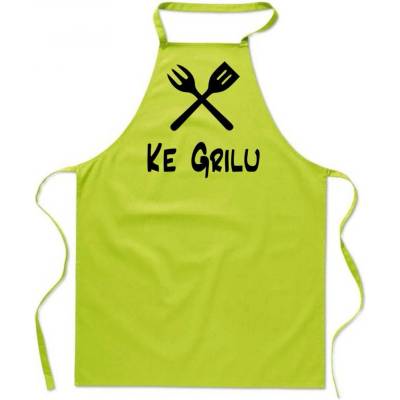 Povidlo.cz Zástěra Ke grilu Limetková