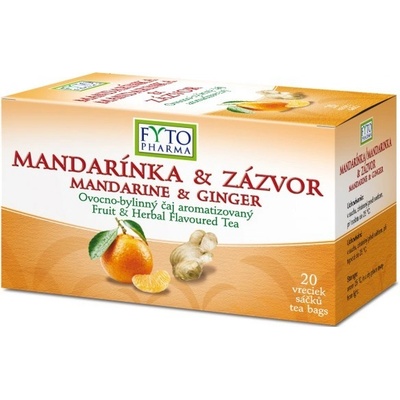 Fytopharma Ovocno bylinný čaj Mandar. Zázvor 20 x 2 g