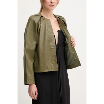 Pedro del Hierro Кожено яке Pedro del Hierro в зелено преходен модел 5499141 (5499141)