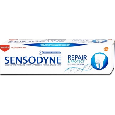 Sensodyne Repair & Protect Cool Mint zubní pasta pro úlevu od bolesti citlivých zubů 75 ml
