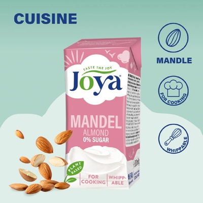 Joya Cuisine Rostlinný krém na vaření a ke šlehání s kokosem a mandlemi 200 ml – Zboží Dáma