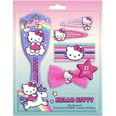 EUROSWAN Vlasová sada pro holky Hello Kitty 11 ks