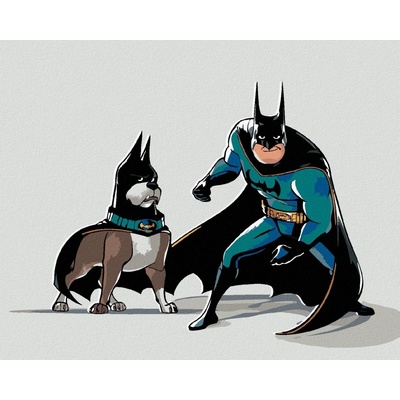 Zuty Batmanův nejlepší přítel dc liga supermazlíčků 40 x 50 cm vypnuté plátno na rám 8596530237136